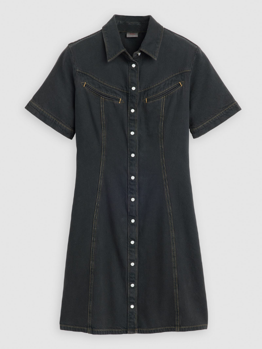 Levi's Женское Платье антрацитовое Slim [5]