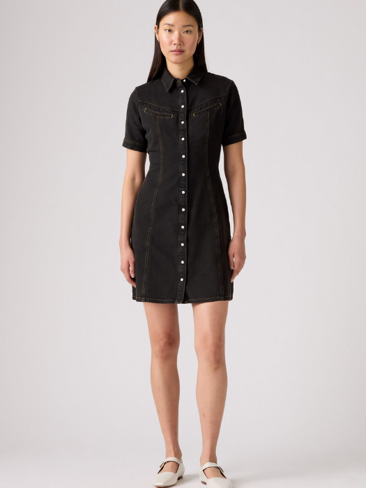 Levi's Женское Платье антрацитовое Slim [1]