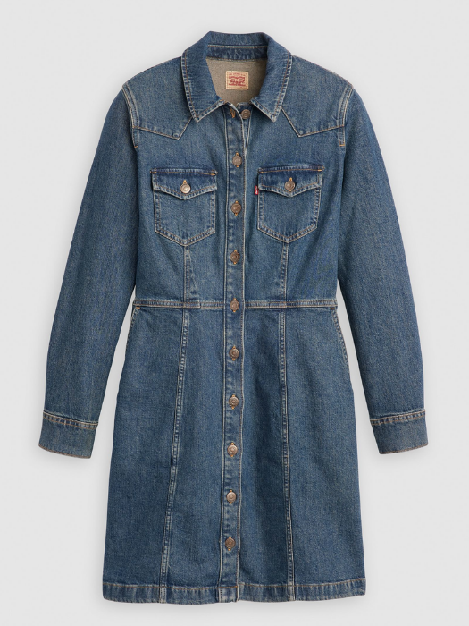 Levi's Rochie Haki  Femei [6]