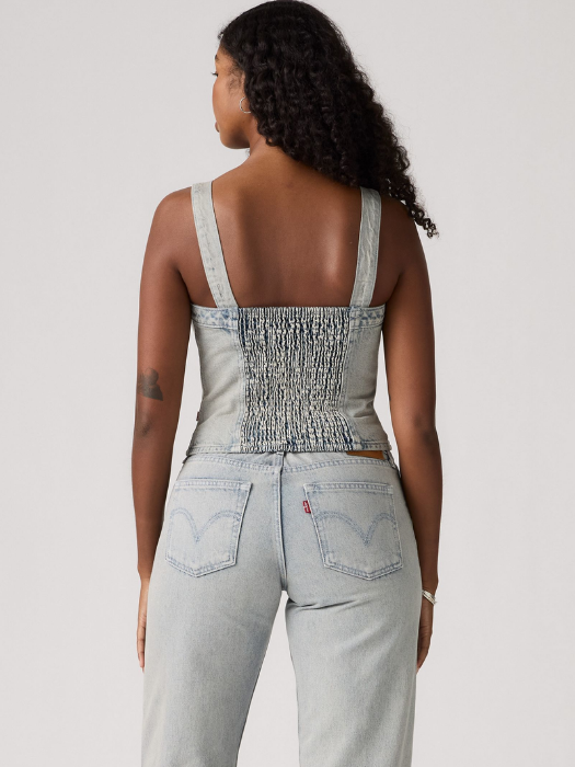 Levi's Top Albastru Slim Femei [4]