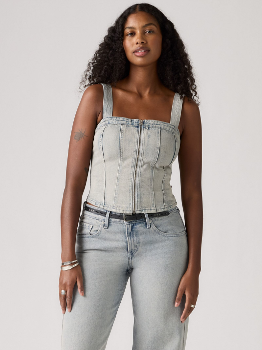 Levi's Top Albastru Slim Femei [1]