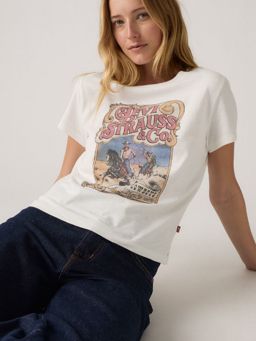 Levi's Tricou Alb Regular Femei [3]
