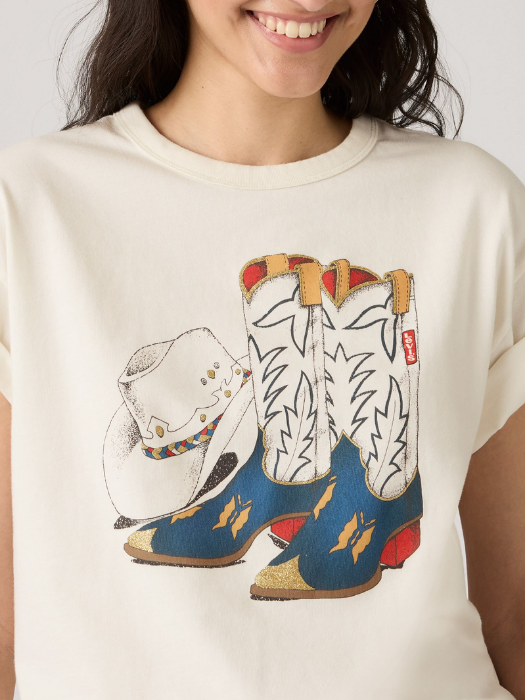 Levi's Tricou Alb Regular Femei [3]