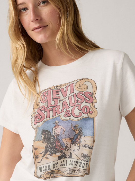 Levi's Tricou Alb Regular Femei [2]