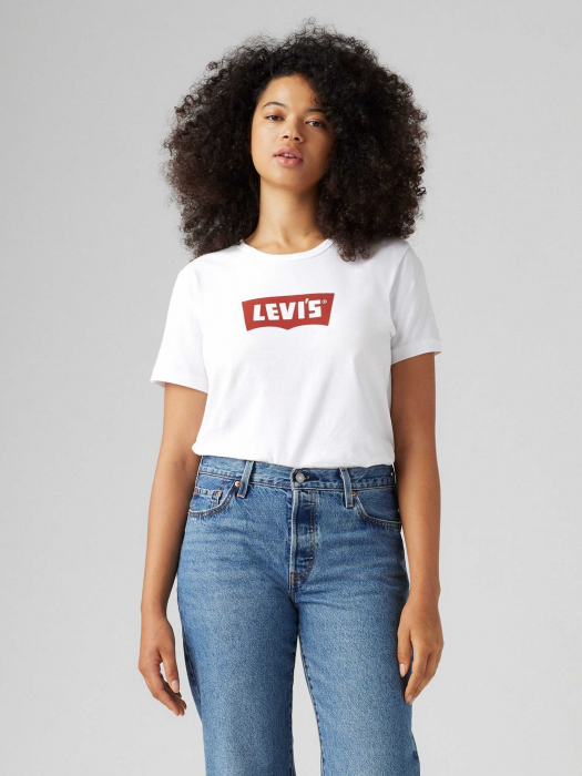 Levi's Tricou Alb Regular Femei [1]