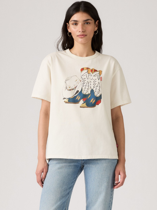 Levi's Tricou Alb Regular Femei [1]