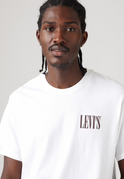 Levi's Мужская Футболка Белая Relaxed [3]