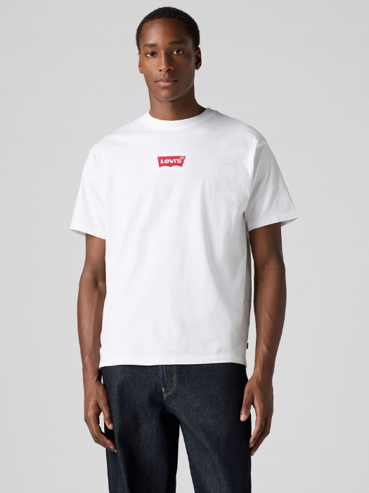 Levi's Мужская Футболка Белая Relaxed [1]