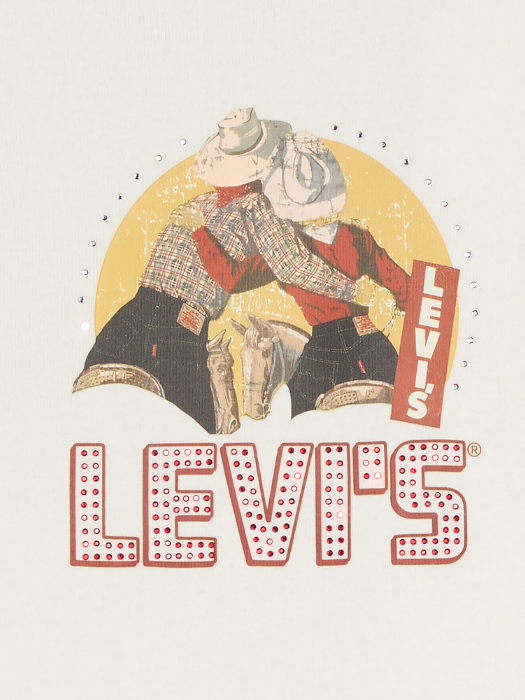 Levi's Женская Футболка Белая Slim [5]