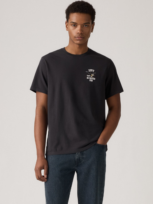 Levi's Tricou Gri Inchis Relaxed Barbati [1]