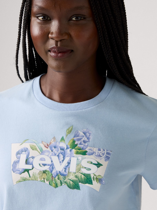 Levi's Tricou Albastru Deschis Regular Femei [2]