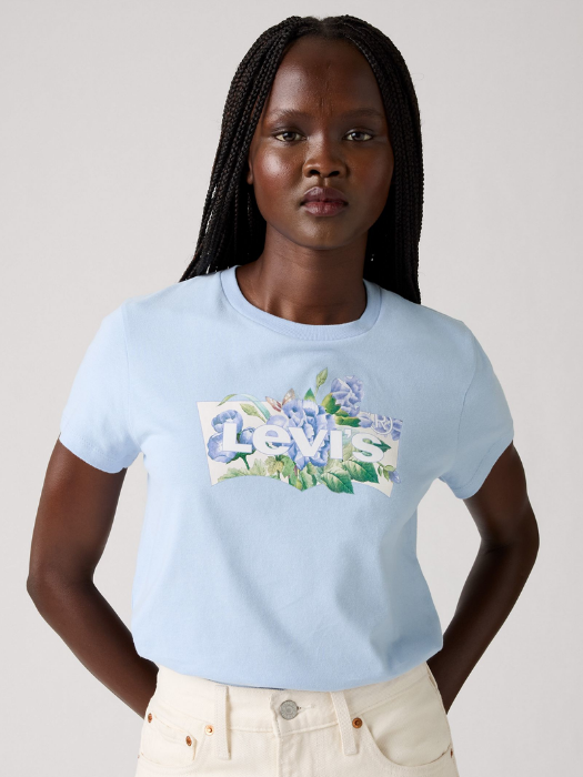 Levi's Tricou Albastru Deschis Regular Femei [3]
