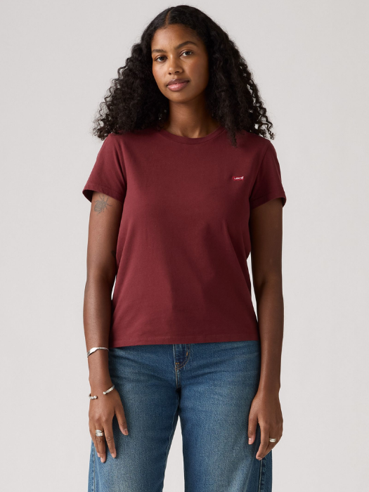 Levi's Женская Футболка Вишнево-Красная Regular [1]