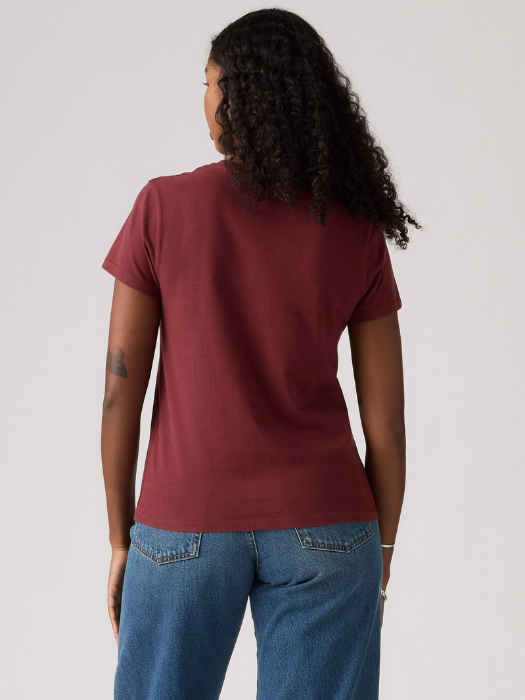 Levi's Женская Футболка Вишнево-Красная Regular [2]