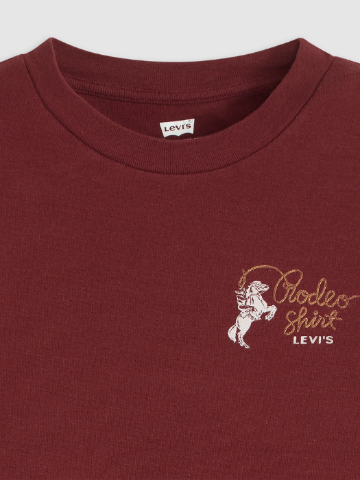 Levi's Tricou Rosu Visiniu Slim Femei [5]