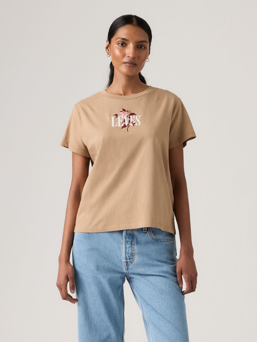 Levi's Женская Футболка Коричневая Regular [1]