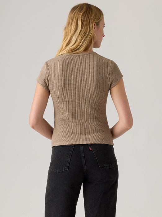 Levi's Tricou Cafeniu Slim Femei [4]