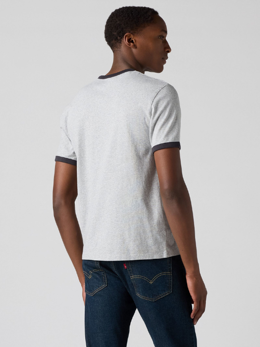 Levi's Мужская Футболка Серая/Чёрная Regular [4]