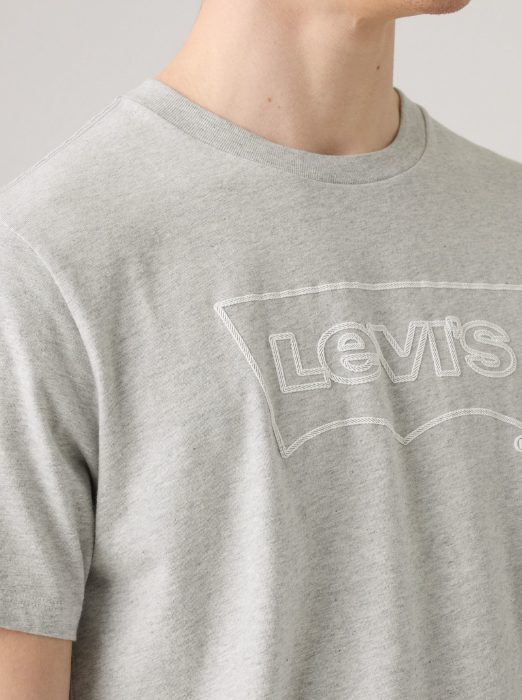 Levi's Мужская Футболка Серая Regular [3]