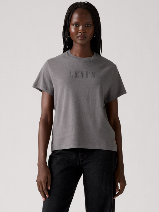 Levi's Tricou Gri Inchis Regular Femei [1]