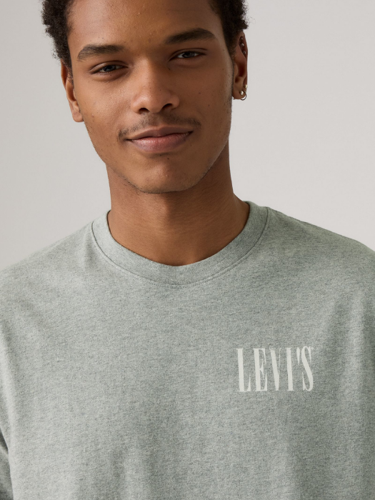 Levi's Tricou Gri Deschis Relaxed Barbati [3]