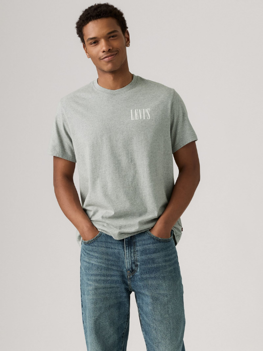Levi's Tricou Gri Deschis Relaxed Barbati [1]