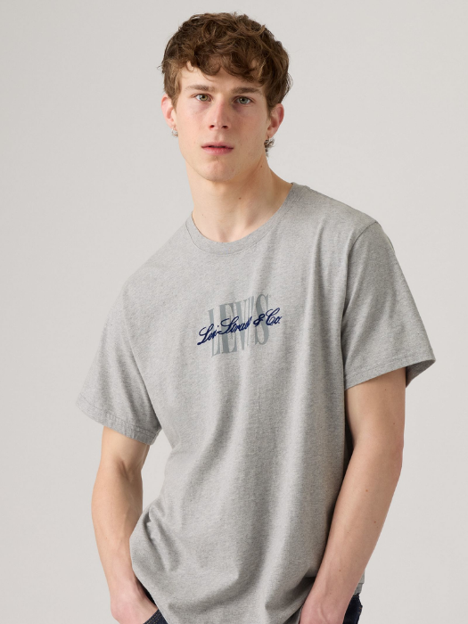 Levi's Tricou Gri Deschis Relaxed Barbati [2]