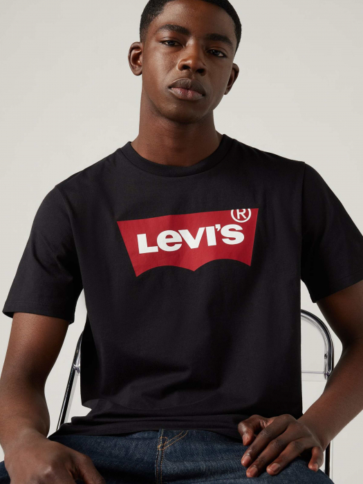 Levi's Tricou Negru Regular Barbati [3]