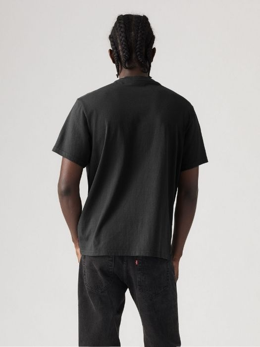 Levi's Мужская Футболка Чёрная Relaxed [3]