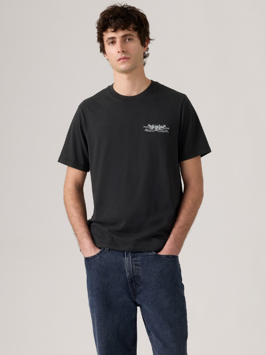 Levi's Мужская Футболка Чёрная Regular [1]