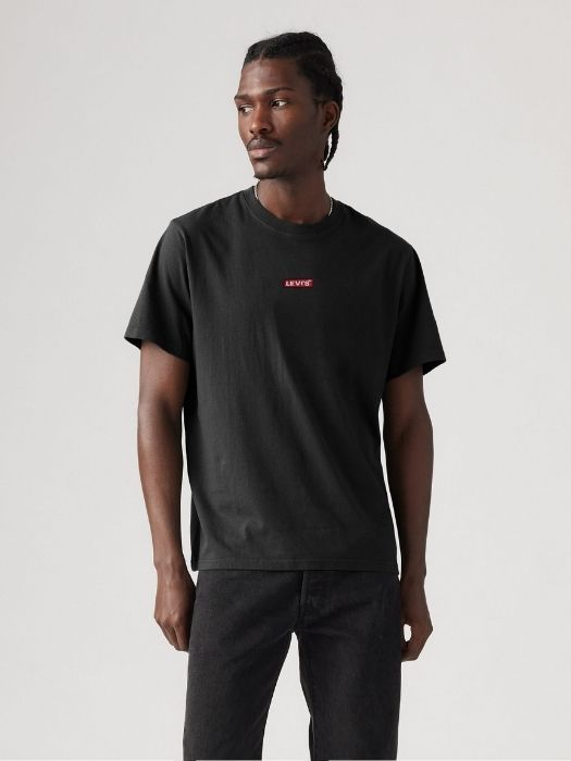 Levi's Мужская Футболка Чёрная Relaxed [1]