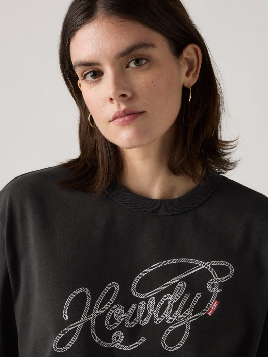 Levi's Женская Футболка Чёрная Regular [2]