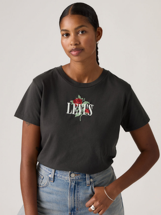 Levi's Tricou Negru Regular Femei [3]