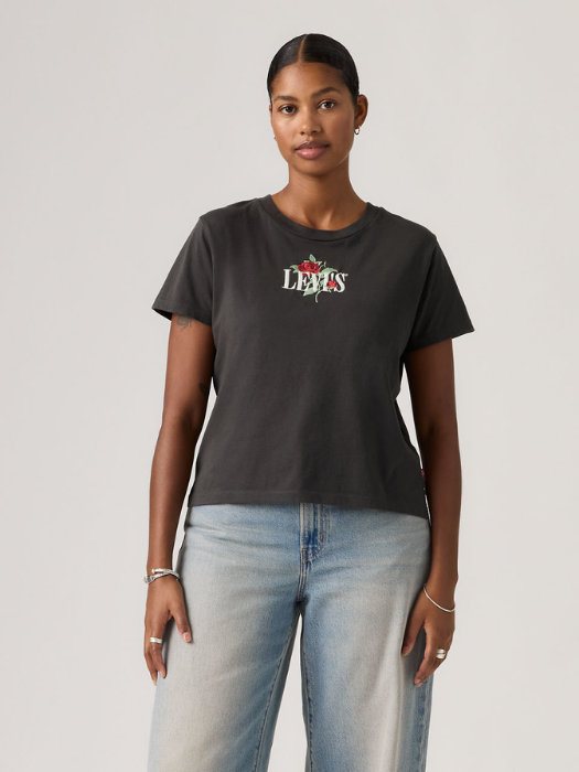 Levi's Tricou Negru Regular Femei [1]