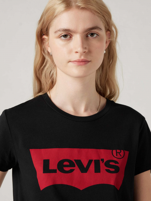 Levi's Tricou Negru Regular Femei [3]