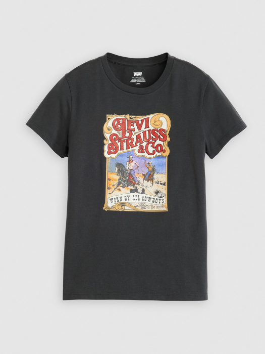 Levi's Tricou Negru Regular Femei [6]