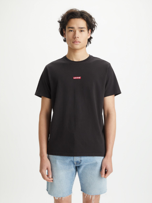 Levi's Мужская Футболка Чёрная Relaxed [1]