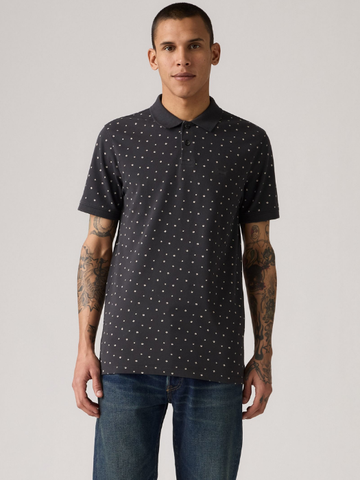 Levi's Tricou Polo Gri Inchis Slim Barbati [1]