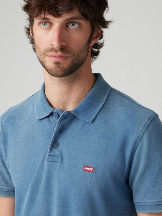 Levi's Мужская Футболка-Поло Темно-Синяя Regular [4]