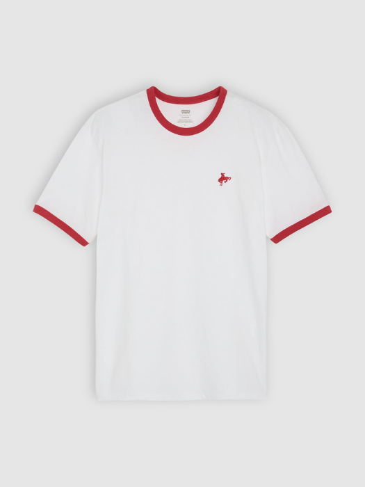 Levi's Футболка Alb/Rosu Regular [6]