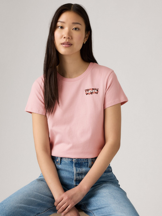Levi's Tricou Roz Deschis Regular Femei [1]