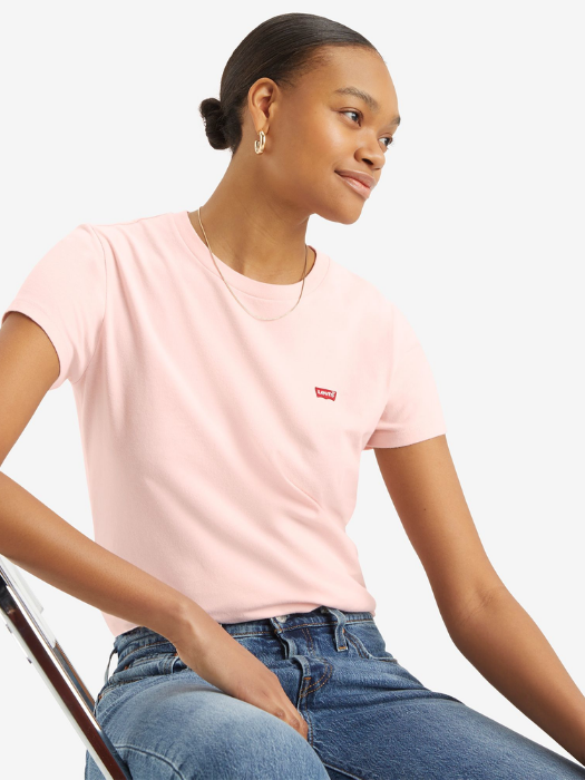 Levi's Женская Футболка Светло-Розовая Regular [2]