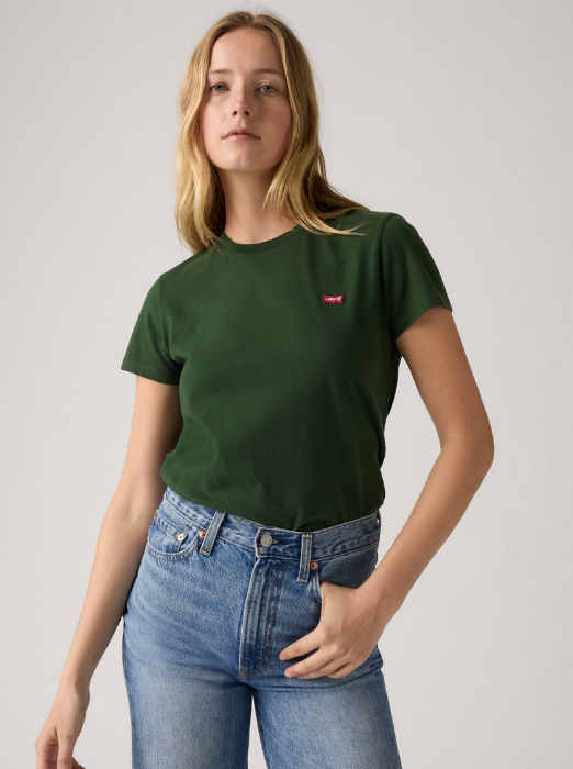 Levi's Tricou Verde Regular Femei [2]