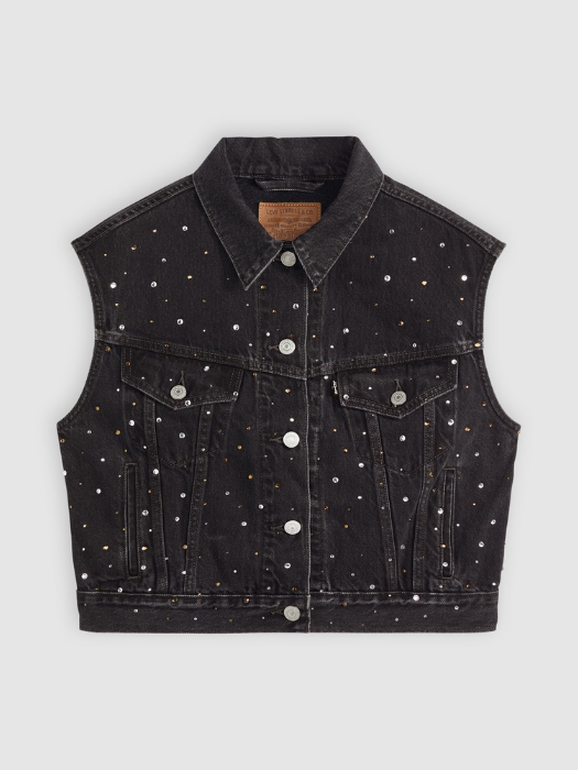 Levi's Женский Жилет Тёмно-Серый Regular [6]