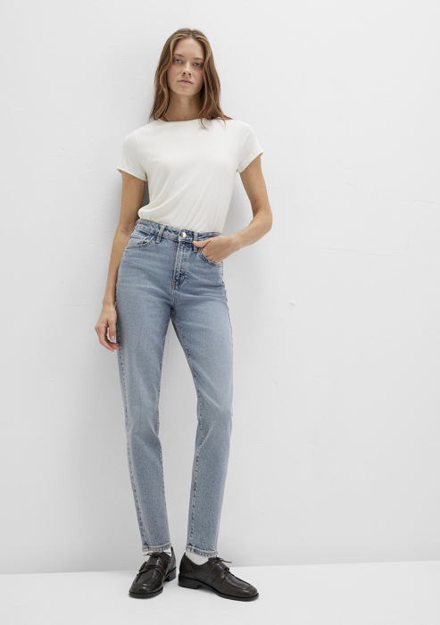 Mavi Blugi Albastri Deschisi Star Mom Femei [1]