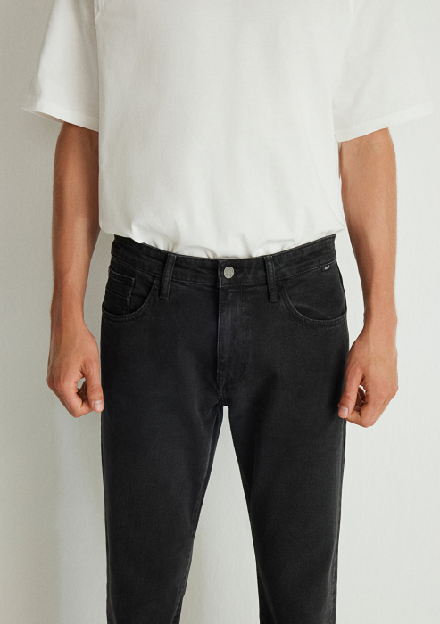 Mavi Blugi Gri Inchis Milan Slim Tapered Barbati [7]
