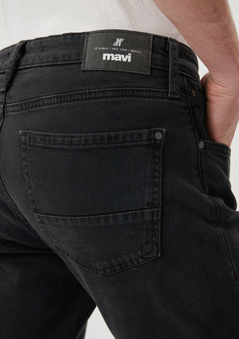 Mavi Blugi Gri Inchis Milan Slim Tapered Barbati [8]