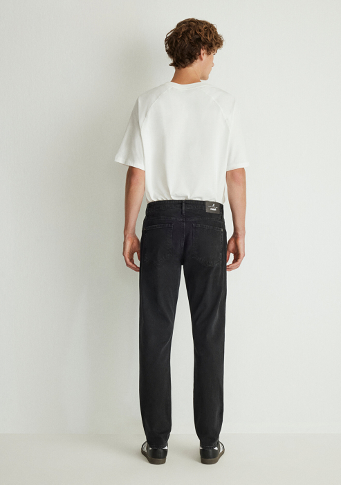 Mavi Blugi Gri Inchis Milan Slim Tapered Barbati [5]