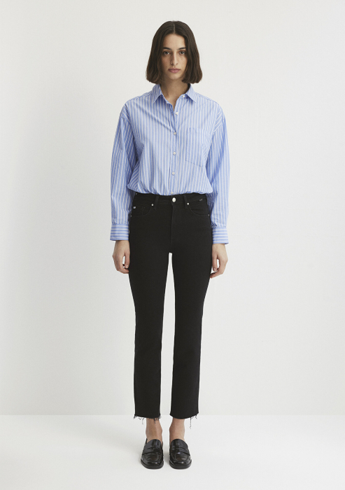 Mavi Женские Джинсы Чёрные Viola Slim Straight [3]