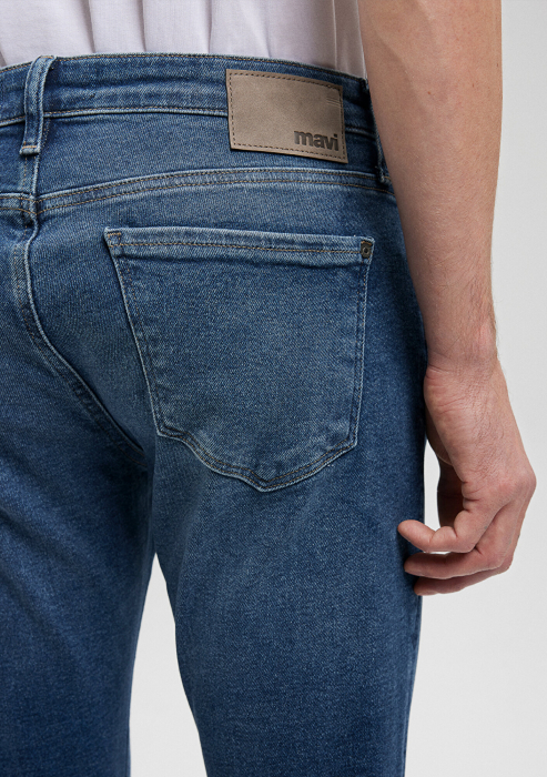 Mavi Blugi Navy James Skinny Barbati [8]
